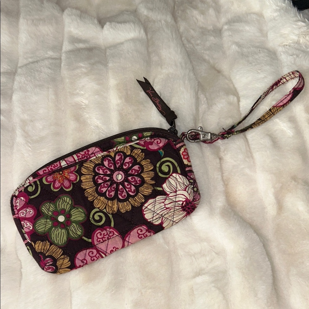 VERA BRADLEY Floral Wristlet Clutch